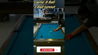 3 ball runout #8ballpool #shorts