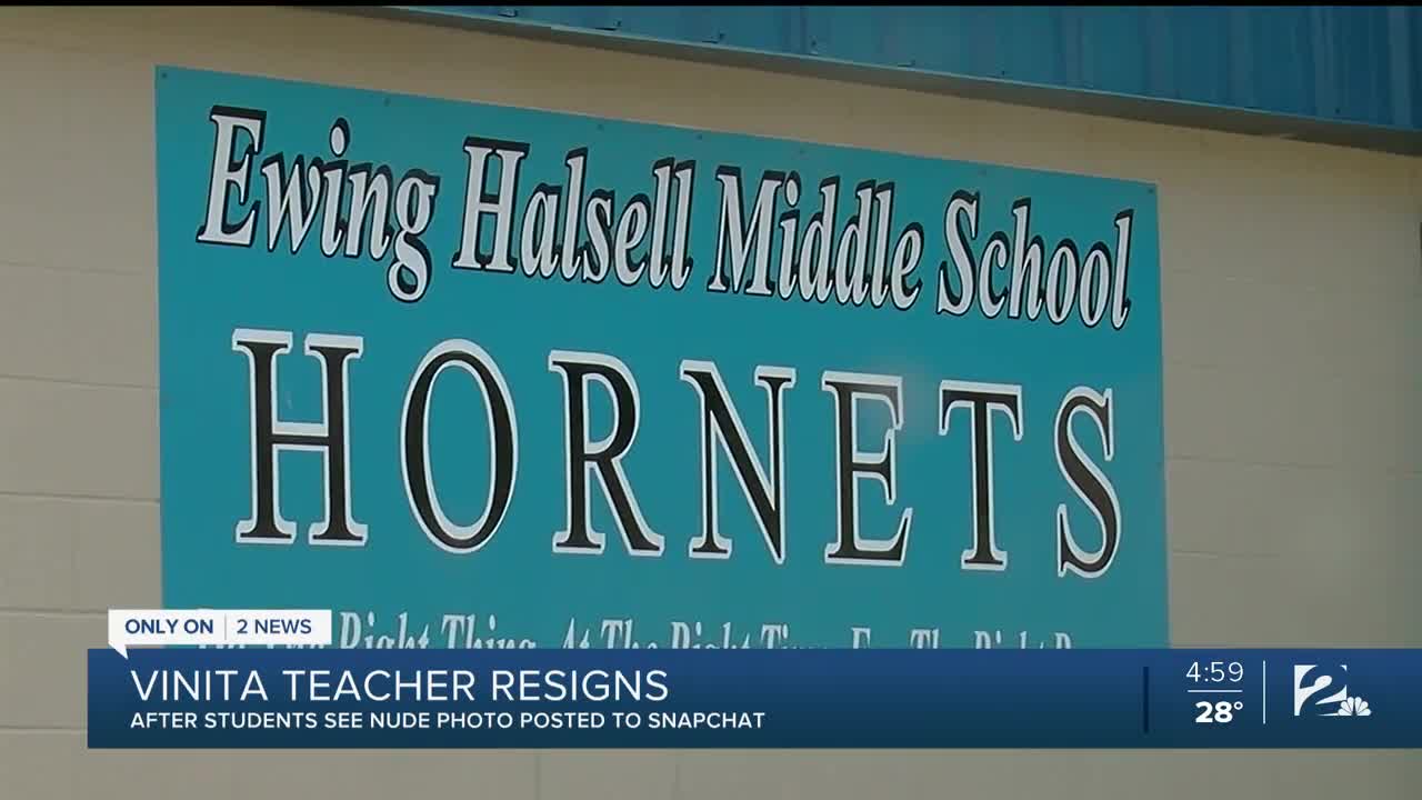 Vinita Teacher Resigns After Students See Nude Photo Posted To Snapchat