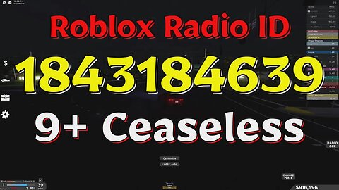 Ceaseless Roblox Radio Codes/IDs