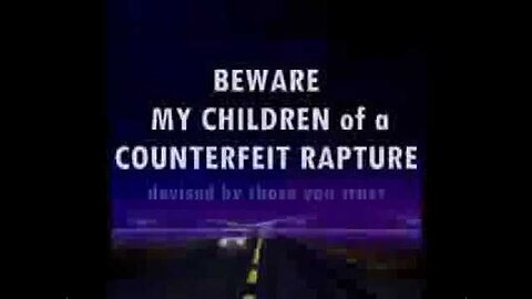 Amightywind Prophecy 73 Excerpts DEW'S REALITY (when they say, "Jesus is there, come and meet us there." (Matt 24:23-24) Beware MY Children of the HOLOGRAM in the sky, that will be satan coming in disguise)