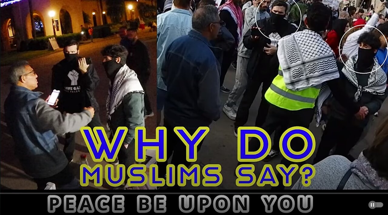 Why do Muslims say Peace be upon to Prophets/BALBOA PARK