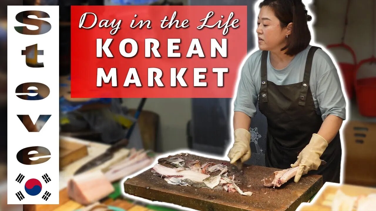 DAY in the LIFE of a KOREAN MARKET 🇰🇷