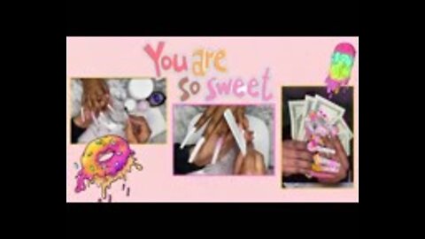 XX Long Kawaii Nails | Acrylic Nails Tutorial |