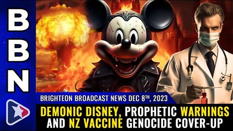 DEMONIC DISNEY, PROPHETIC WARNINGS AND NZ VACCINE GENOCIDE COVER-UP, BBN 8 DEC 23