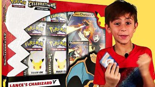 Pokémon Celebrations Lance's Charizard V Collection Box!