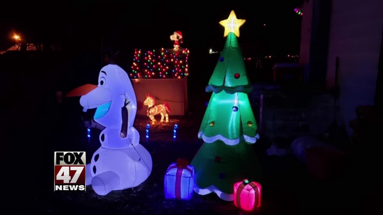 Christmas inflatable stolen from Gratiot County home