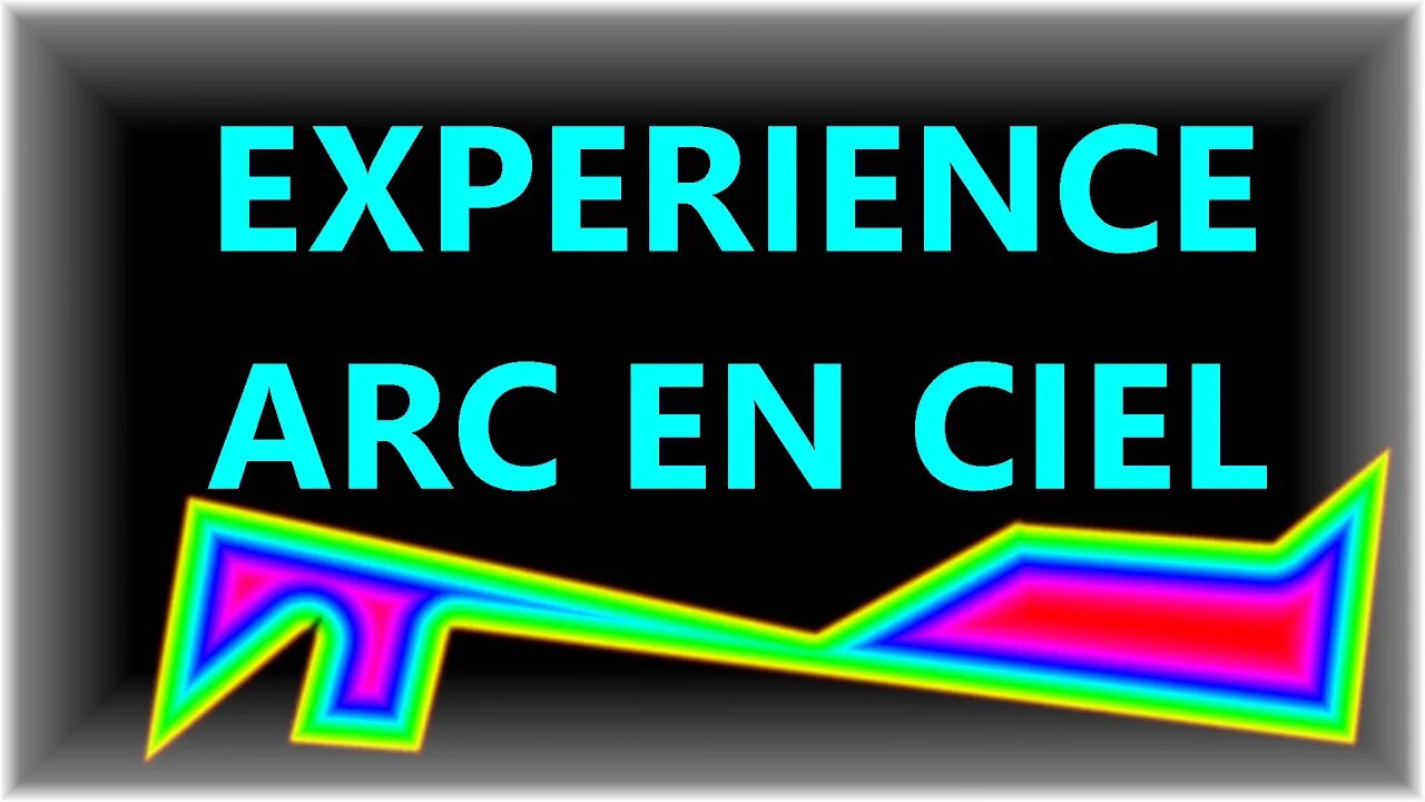 Arc en ciel sur Surface Noire