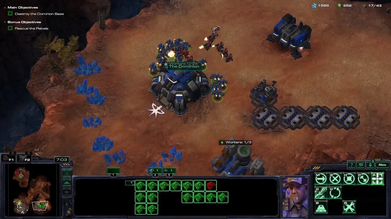 StarCraft 2 Wings of Liberty; super botched brutal POTATO gameplay, & slightly botched hard gameplay