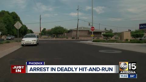 17-year-old arrested for deadly hit-and-run in Phoenix