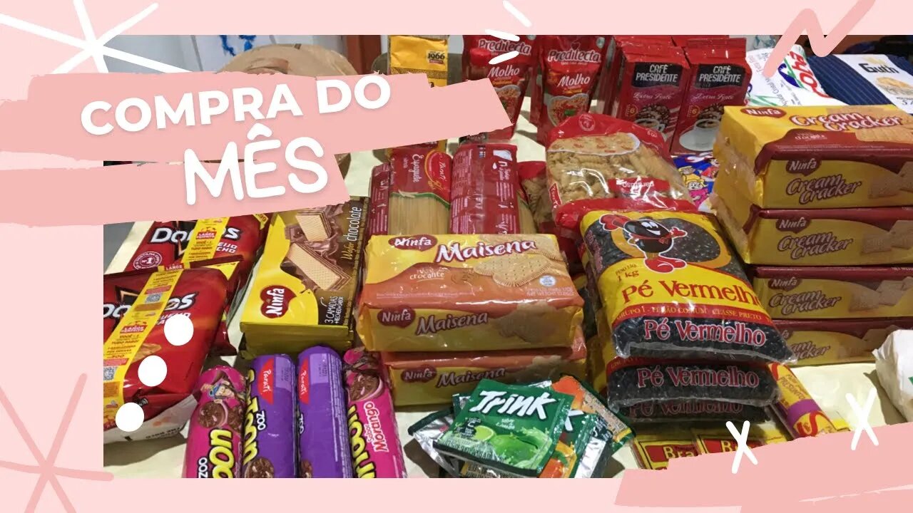 Compra do mês para Março- Mercado no Paraná tá muito caro?!