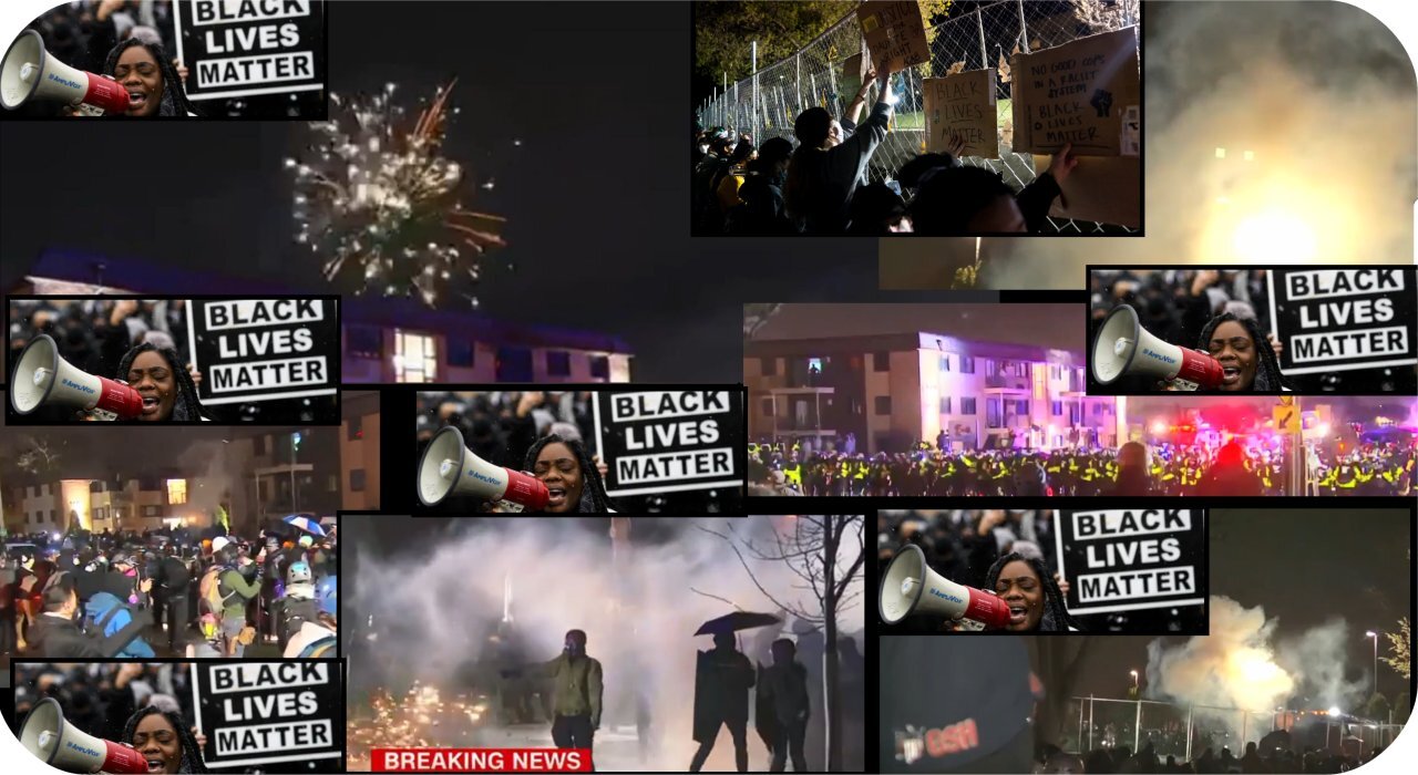 Fireworks Fly at Black Lives Matter Riot (Literally!) April 15, 2021