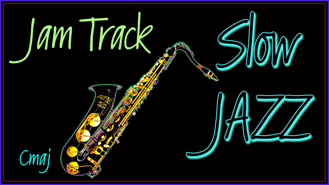 485 BACKING TRACK Slow Jazz for Guitar and SAX