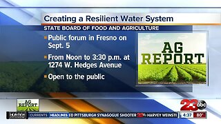 Ag Report: California's water future and fall bringing some new interests in produce