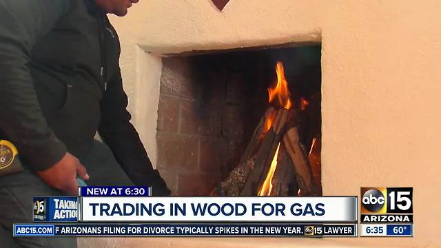 County offers incentives to trade wood fireplace for gas