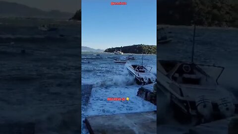 Porto Belo em Santa Catarina o mar agitado, maré alta. #shorts #santacatarina