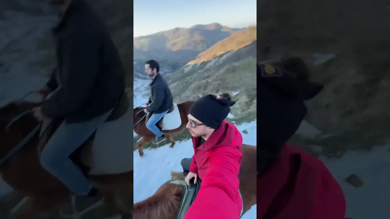 When Horseriding goes Well 🌄🐴❄️