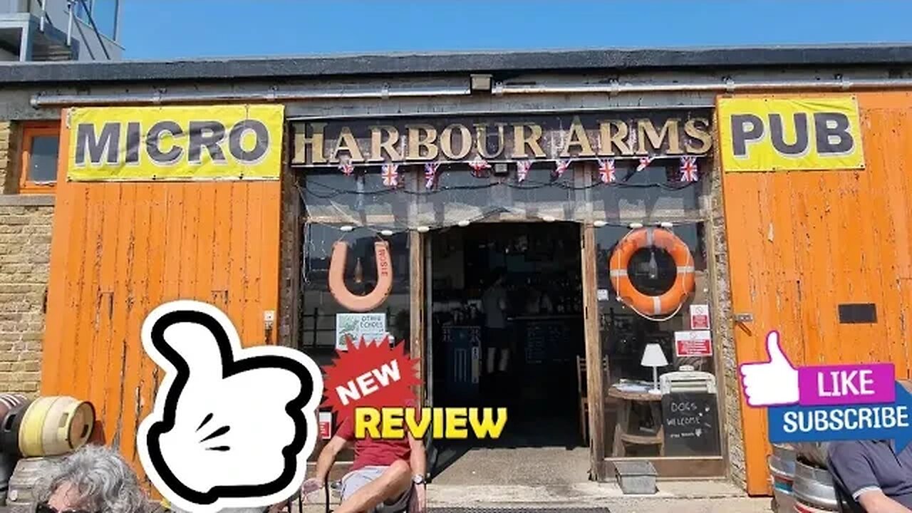 Harbour Arms Micro Pub Margate short double Cider review & look around... #coast #seaside #beach