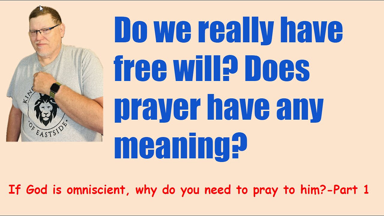 Why do we need to pray To God since he knows Everything - part 1
