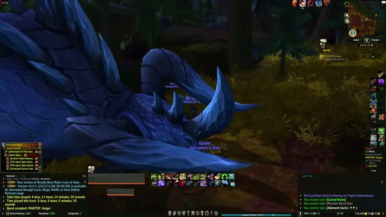 World of Warcraft Dragonflight WANTED Gorger