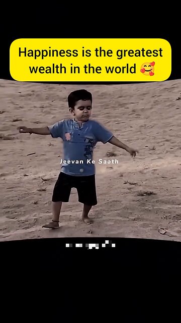 Happiness is the greatest wealth in the world 🥰