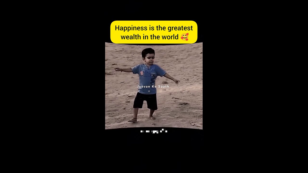 Happiness is the greatest wealth in the world 🥰