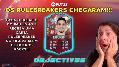 CHEGOU NOVIDADE!!! PAULINHO RULEBREAKER: FIFA OBJECTIVE SPECIALIST! FIFA 23 - PS5 - Ep. #6