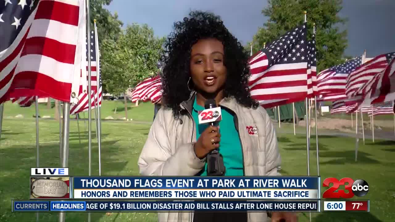 1000 Flags ceremony honors fallen servicemen and women for Memorial Day