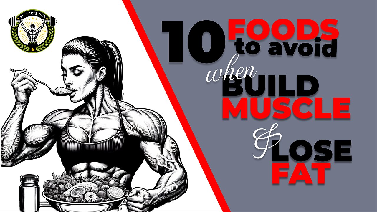 10 Foods to Avoid When Trying to Build Muscle & Lose Fat