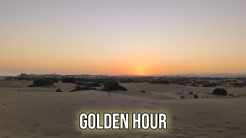 The Golden Sunset Of September: Gran Canaria, Maspalomas Dunes 🏜️