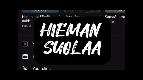 SOME SALT - HIEMAN SUOLAA