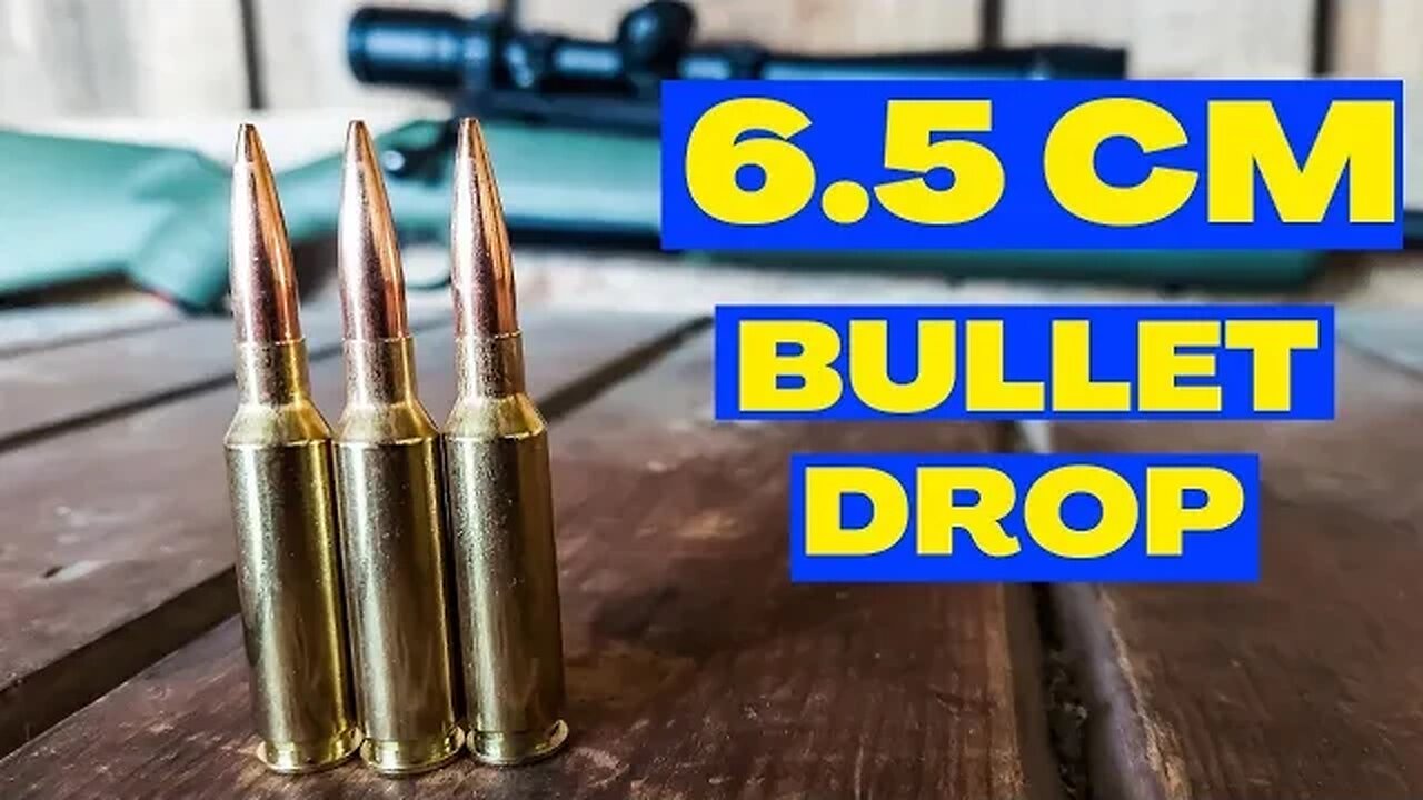 6.5 Creedmoor - Bullet Drop Demonstrated and Explained