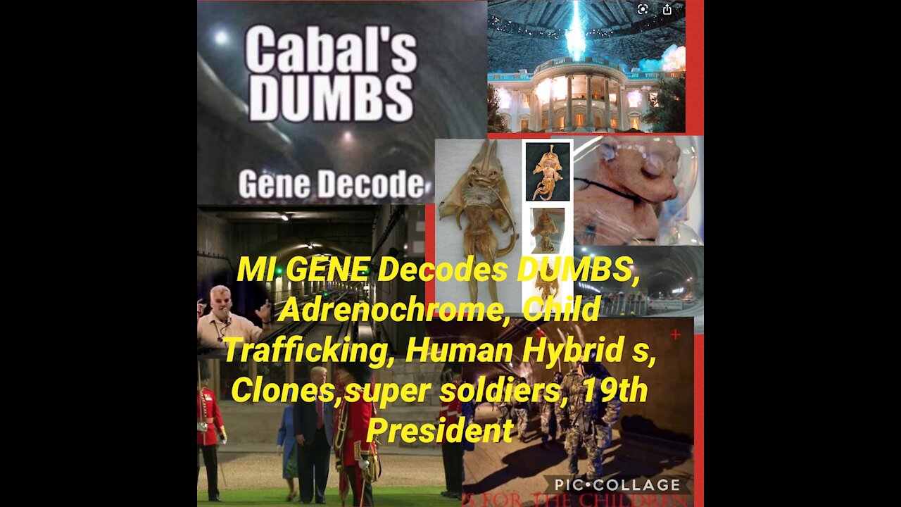 MI GENE Discusses DUMBS, Child trafficking, Adrenochrome, clones, Biden, hybrids and more