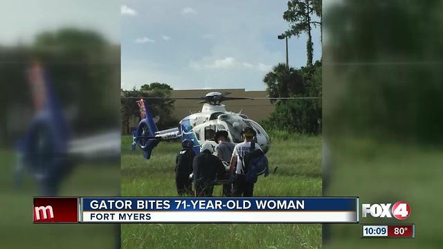 Gator Bites 71-Year-Old Woman