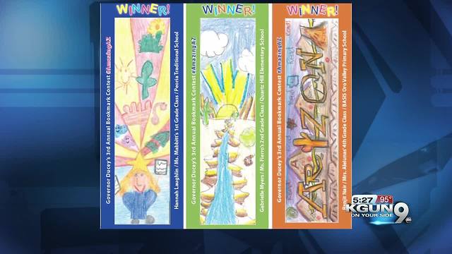 Ducey announces 3rd Annual #AmazingAZ Bookmark Design Contest winners