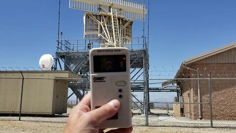 Massive Microwave Tower EMF Test, Fighter Jet Does Low Fly By