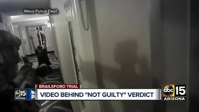 Ex-Mesa police officer found not guilty of second-degree murder (Warning: Graphic content)