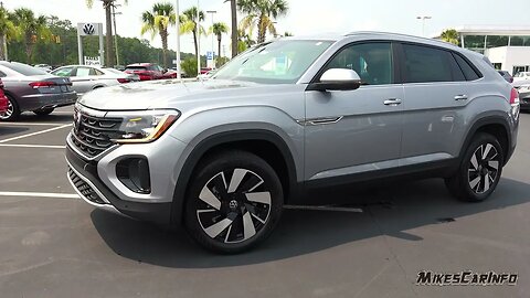 👉2024 VW Atlas Cross Sport SE W/Tech Volkswagen -- Detailed Look