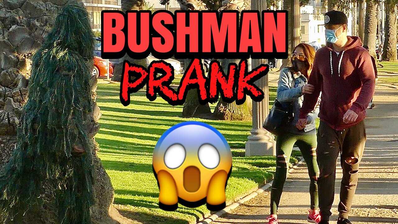 COPS CALLED Prank Gone WRONG BUSHMAN SCARE PRANK