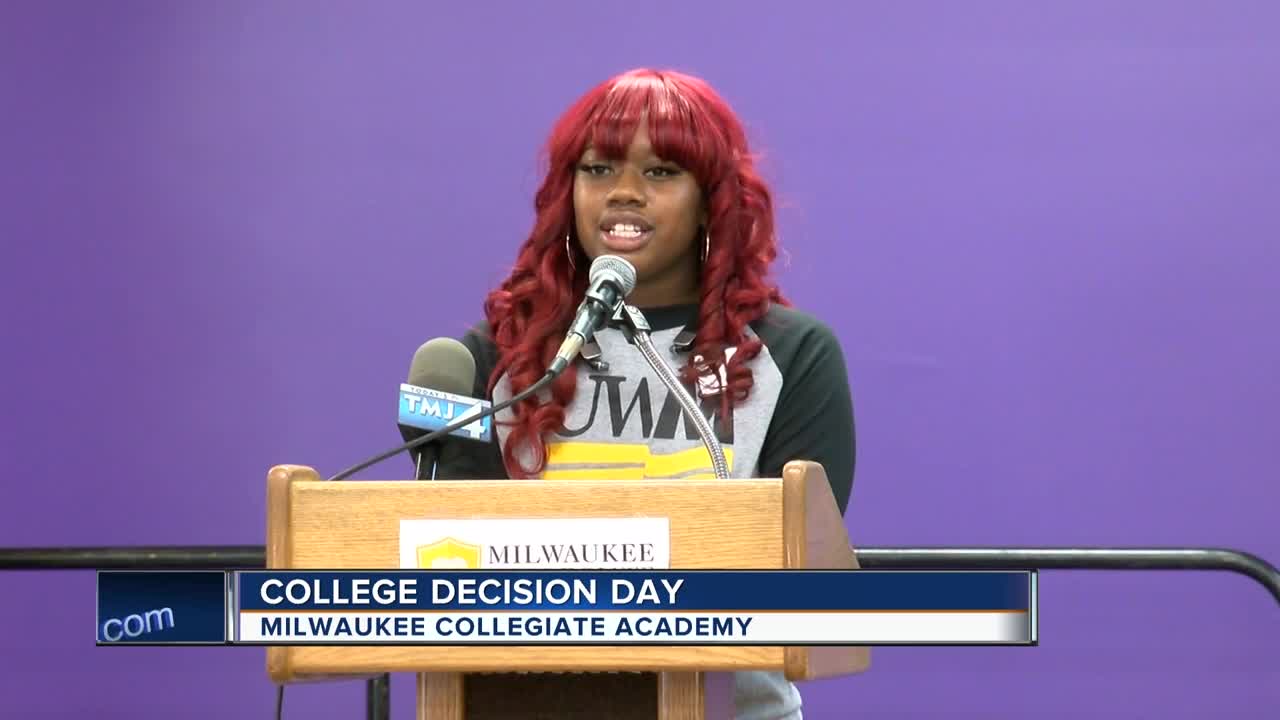 Students announce big news at College Decision Day