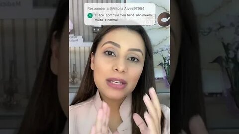 Estou com 19 semanas de gravidez e meu bebê não mexe muito é normal