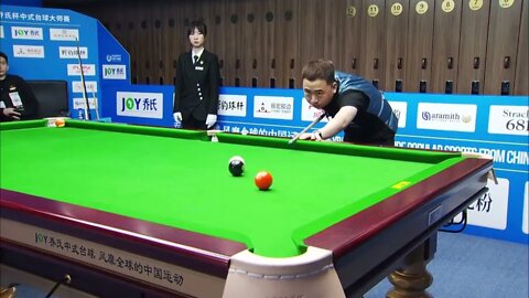 Zheng ~ Yubo, ~ the ~ quasi ~ god ~ of ~ Chinese ~ billiards, ~ is ~ a ~ strong ~ winner!