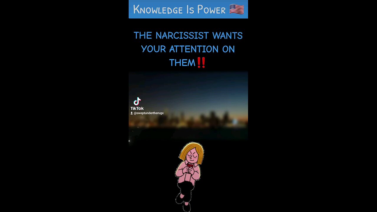 THE NARCISSIST WANTS YOUR ATTENTION ON THEM‼️