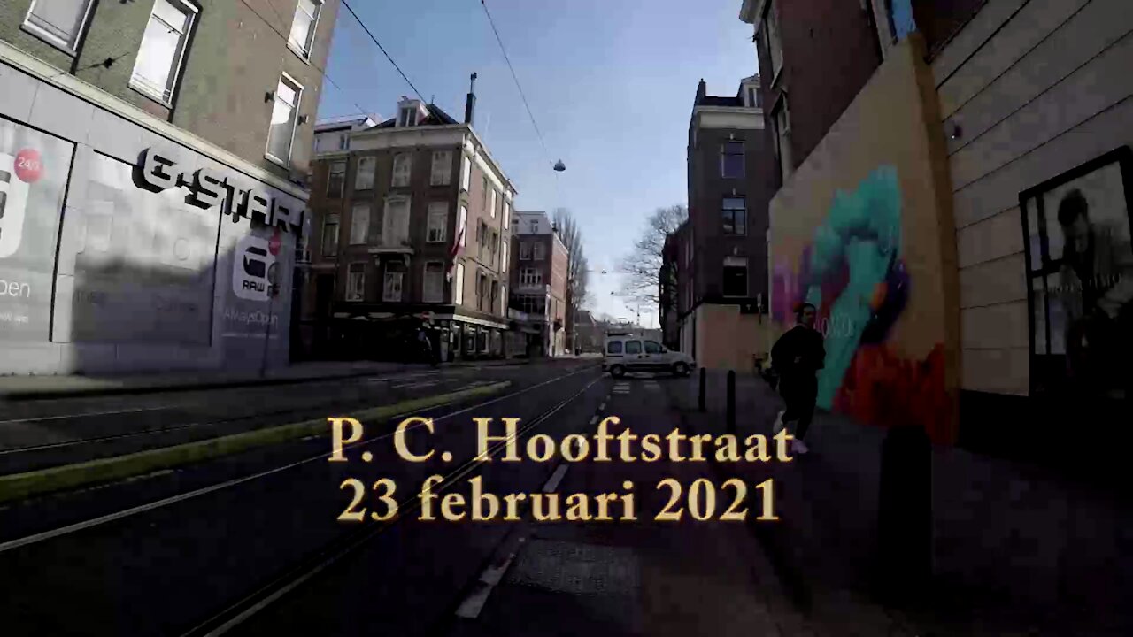 Amsterdam, P. C. Hooftstraat. 23 februari 2021