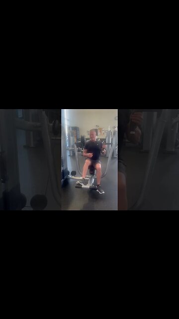 Seated chest press #shorts