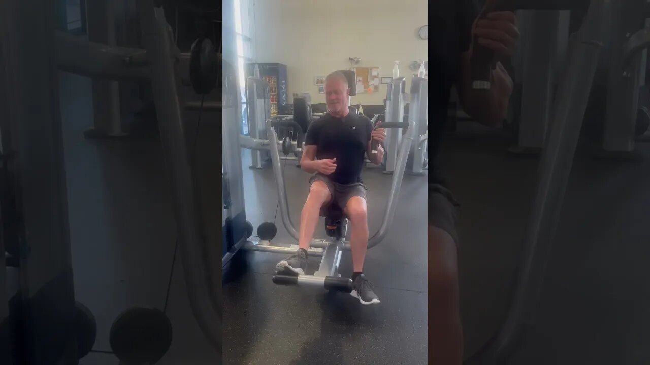Seated chest press #shorts