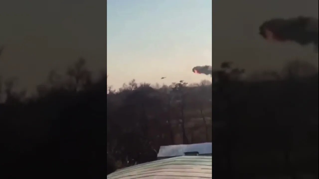 Ukraine soldiers shoot down a Mil Mi-24 gunship. What a strategic victory!