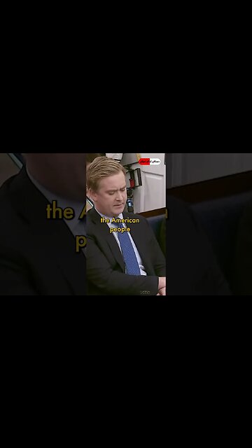 Peter Doocy MIC DROP Makes Karine TAP 🤜🎤😂 #shorts #funny #memes