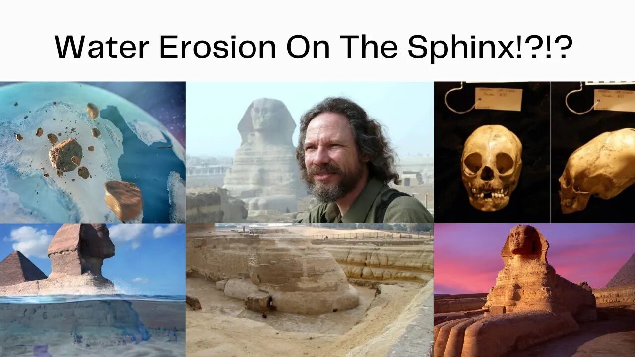 Water Erosion on the Sphinx?!?!