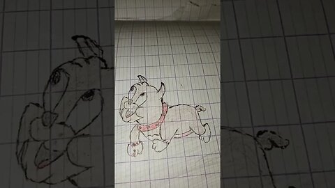 How to draw a dog and his son from Tom and Jerry fees