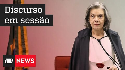 Cármen Lúcia agradece apoio contra ataques de Roberto Jefferson